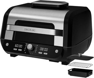 Cecotec Cecotec - Freidora De Aire Sin Aceite De 8 L Cecofry Firedome 8000 Pro. 1700 W, Doble Resistencia, 4 Niveles De Grill, 12 Modos Predefinidos, Temperat