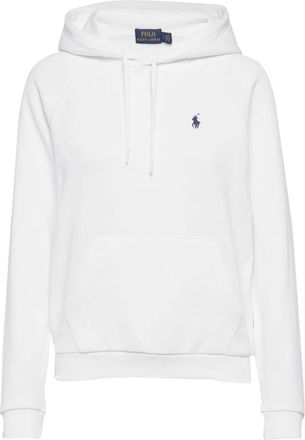 Polo Ralph Lauren Hoodies, female, White, Size: XS Classic Fleece Hoodie Sweater