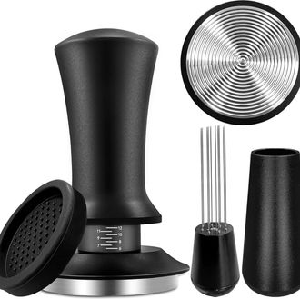 OEM Pressino Da Caff&egrave; Da 58 Mm, Regolatore Di Pressione Per Pressino Da Espresso, Kit Pressino Completo Di Attrezzi E Tappetino Di Pressatura