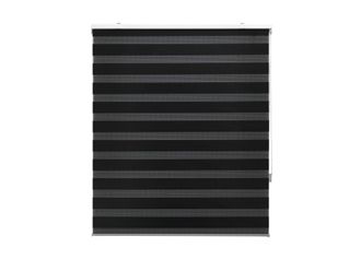 Purline Estor enrollable negro noche y d&iacute;a sujeci&oacute;n pared o techo 180X250