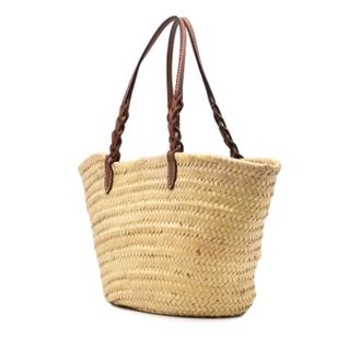 Prada Pre-owned Tote Bags, female, Beige, Size: ONE SIZE Pre-owned Raffia Tote