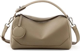 Generic Leather Pillow Small Shoulder Bags, Compatible For Women Crossbody Purses Tote Ladies Handbags(Grey)