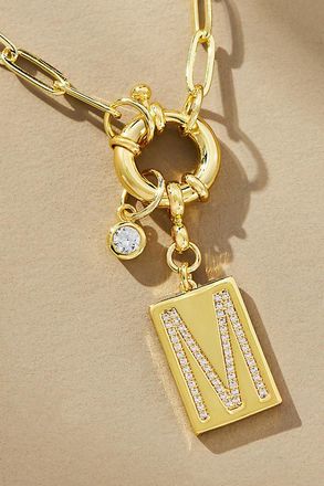 Uncommon James Initial Chain Monogram Necklace