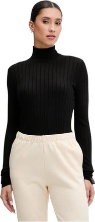 Colmar Jersey de cuello alto acanalado - Sport - Mujer - Negro - L