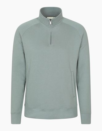 Mountain Warehouse Mens Mountain Warehouse Mens Bamburgh Half Zip Jumper - Green - Size: 36