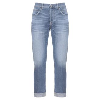 Dondup Slim-fit Jeans, male, Blue, Size: W36 Slim-fit Jeans