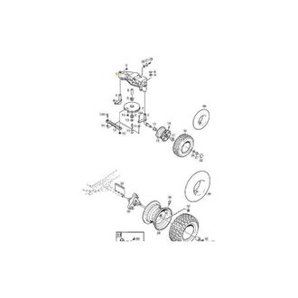STIGA Sports Eje Trasero Original Stiga - 1134-6703-01