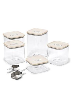 Caraway Set of 5 Airtight Storage Containers in Cream at Nordstrom