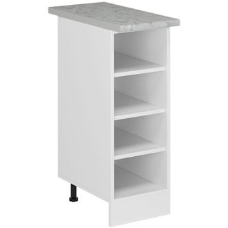 Vicco Estante De Cocina R-line, Blanco, 30 Cm, Et M&aacute;rmol