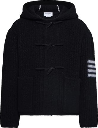 Thom Browne Giacca con cappuccio - Nero