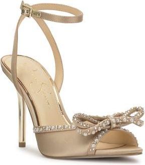 Jessica Simpson Nolira Bow Sandal in Champagne at Nordstrom Rack, Size 6