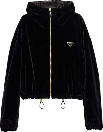 Prada Giacca in velluto - Nero