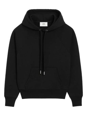 Ami Ami De Coeur cotton hoodie - Black