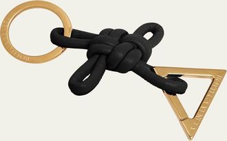 Bottega Veneta Knotted Napa Key Chain