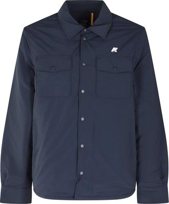 K-Way Umbert Plain Warm Jacket - Heren - Zomerjassen - Blauw - XL - Jassen