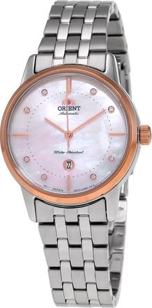 Orient Contemporary Automatic Diamond Mother of Pearl Dial Ladies Watch RA-NR2006A10B