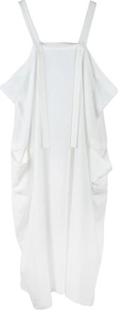 Yohji Yamamoto White Deconstructed Cotton Day Dress