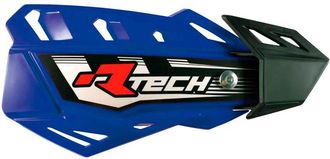 OEM Protectores De Manos Racetech (rtech) Flx Cross/enduro, Azules (con 2 Tipos De Soportes Para Manillar Y Pu&ntilde;os)