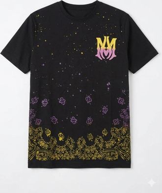 Amiri Bandana Bleach MA Logo T-Shirt
