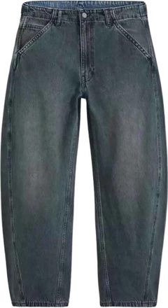 Levi's Baggy Barrel Jeans - Heren - Loose Fit Jeans - Blauw - W36 L32 - Katoen - Jeans