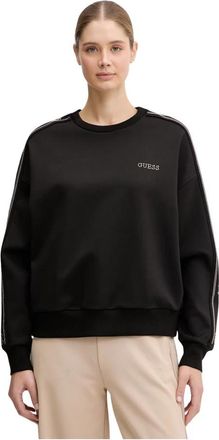 Guess Octavia Sweatshirt - Dames - Sweatshirts - Zwart - M - Polyester - Hoodies & sweatvesten