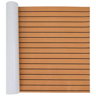 vidaXL Alfombra Para Barcos Marr&oacute;n Y Negro 240 X 90 Cm Eva Vidaxl