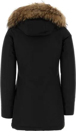 Woolrich Arctic Raccoon Parka - Black