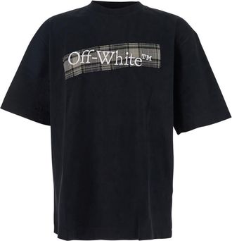 Off-white Black Crewneck Logo T-Shirt