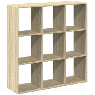vidaXL Librer&iacute;a Divisor Madera Ingenier&iacute;a Roble Sonoma 102x29x103,5 Cm Vidaxl
