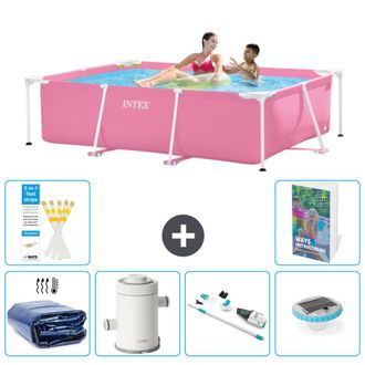 Intex Piscina Con Estructura Rectangular - 220x150x60 Cm - 7-piezas S30