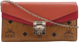 MCM Patricia Visetos Leather PVC Wallet