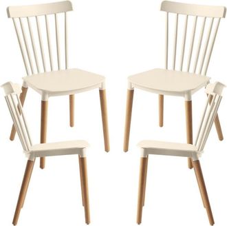 Regalos Miguel Packs Sillas Comedor - Pack 4 Sillas Leka - Beige