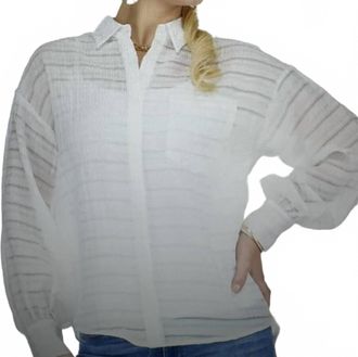 Jade Yoga Oversize Shirt In White