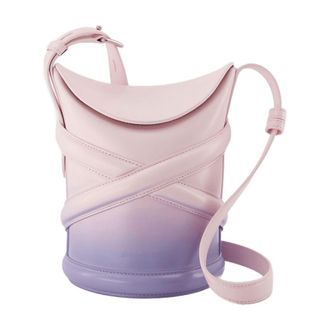 Alexander McQueen Die Kurve Hobo -Tasche Alexander McQueen Lilac/Pink Leder