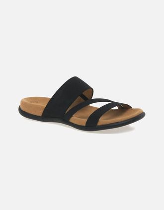 Gabor Womens Tomcat Modern Sporty Sandals - Black - Size: 3.5