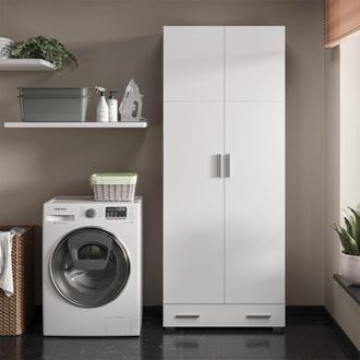 Vicco Estanter&iacute;a Para Carpetas Ingo, Blanco, 80 X 182.4 Cm Con Caj&oacute;n