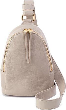 Hobo Fern Sling Cross Body Handbags Taupe, Leather