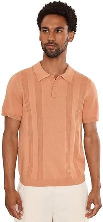 Liverpool L.A. Short Sleeve Sweater Knit Polo Mens Short Sleeve Knit Clay : 2XL, Acrylic/Cotton