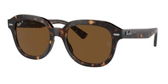 Ray-Ban RB4398F Erik Asian Fit Polarized 902/57 Mens Sunglasses Tortoiseshell Size 53
