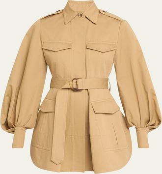 Zimmermann Illuminate Cargo Mini Dress