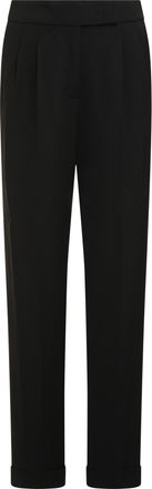 PESERICO Peserico Womens Viscose Trousers - Black - Size EU 36 (Womens)