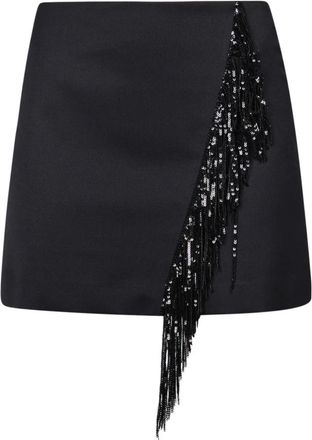 Jucca Gonna con frangia di paillettes