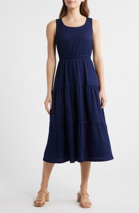Anne Klein Sleeveless Midi Dress in Distant Mountain at Nordstrom, Size X-Large P