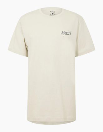 Hurley Hurley Mens Beer Run Ss T Sn99 - Cream - Size: 2X large