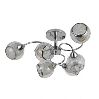 Fabrilamp Fabrilamp - Lampara Plafon Stanley Cromo De 6 Luces