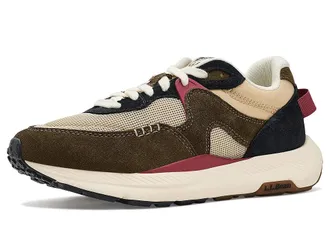 L.L.Bean 1985 Mountain Classic Sneaker Womens Shoes Light Khaki/Antique Olive : 7.5 B - Medium, Synthetic