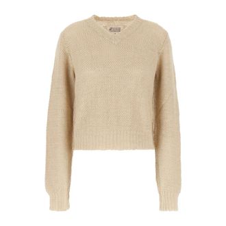 Women's Maison Margiela V-Neck Sweaters - up to −81% | Stylight
