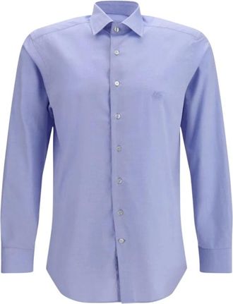 Etro Maglione Polo in Cashmere - - Shirts - Uomo - Blu - XL