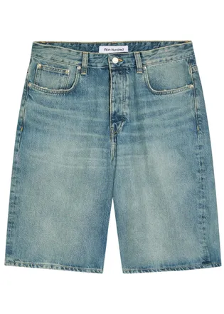 Won Hundred Kayce Denim Shorts - Mid Blu - 28 (W28 / XS)