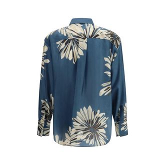 Brunello Cucinelli Womens Multicolor Silk Shirt